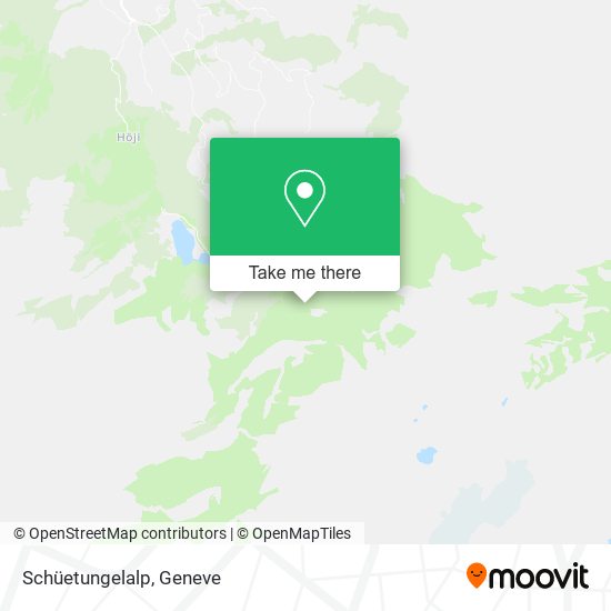 Schüetungelalp map