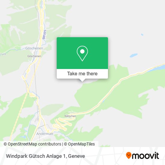 Windpark Gütsch Anlage 1 map