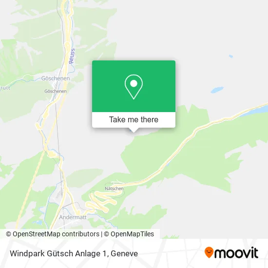 Windpark Gütsch Anlage 1 map