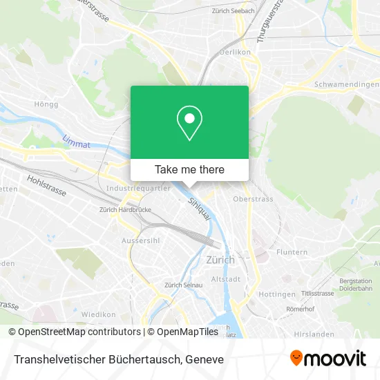 Transhelvetischer Büchertausch map