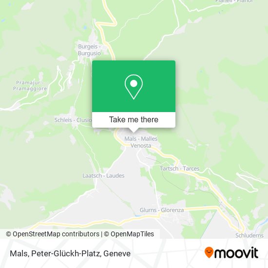 Mals, Peter-Glückh-Platz map