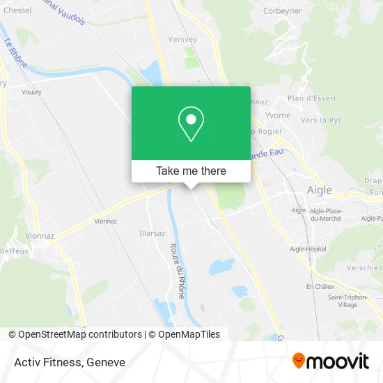 Activ Fitness map
