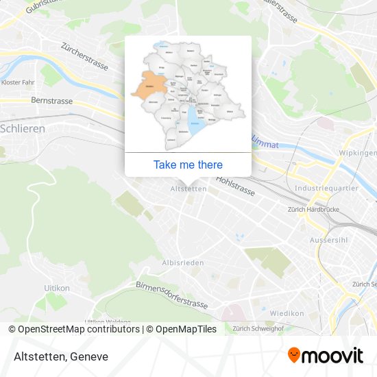 Altstetten map