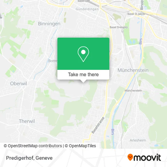 Predigerhof map