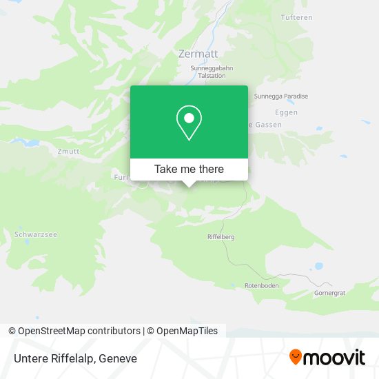 Untere Riffelalp map
