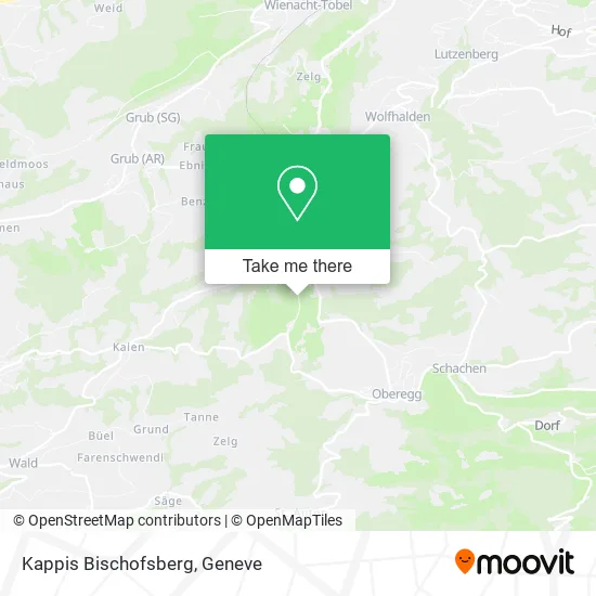 Kappis Bischofsberg map