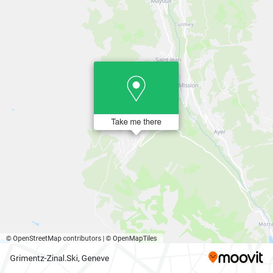 Grimentz-Zinal.Ski map
