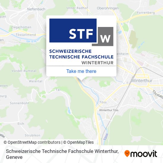 Schweizerische Technische Fachschule Winterthur map