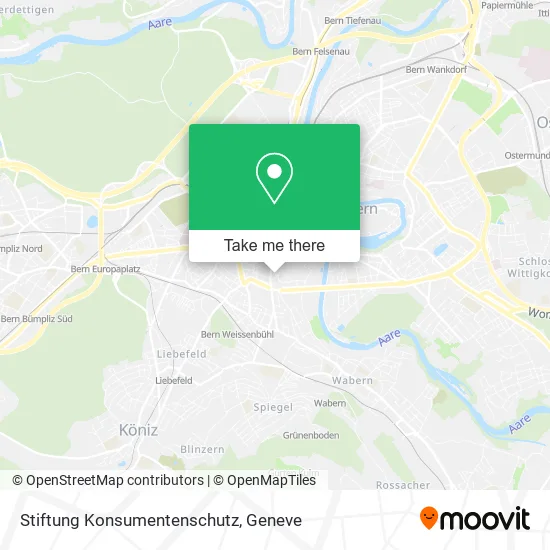 Stiftung Konsumentenschutz map