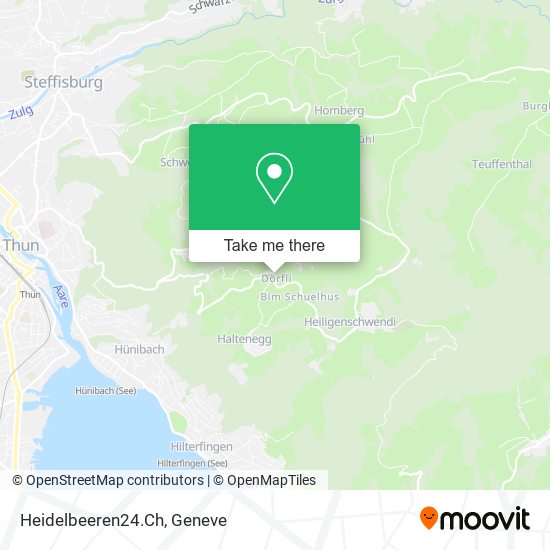 Heidelbeeren24.Ch map