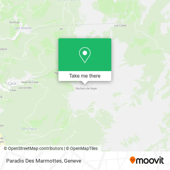 Paradis Des Marmottes map