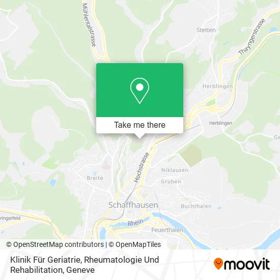 Klinik Für Geriatrie, Rheumatologie Und Rehabilitation map