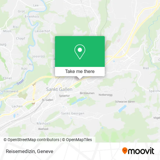 Reisemedizin map