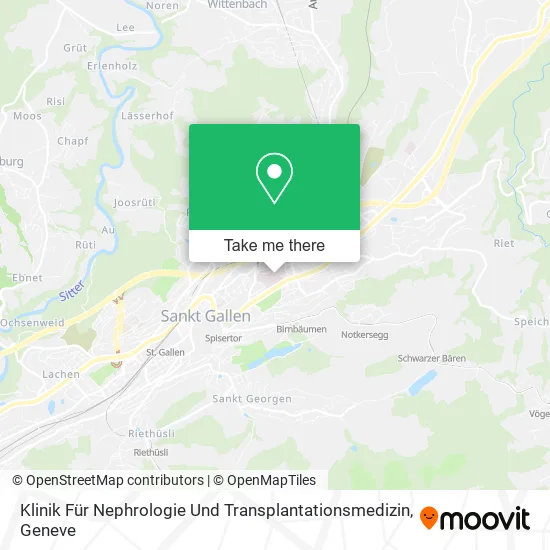 Klinik Für Nephrologie Und Transplantationsmedizin plan