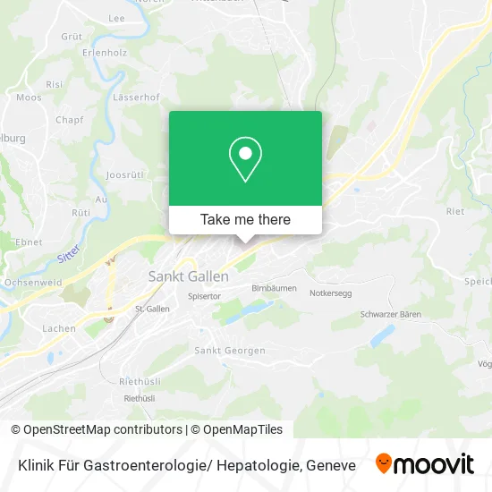 Klinik Für Gastroenterologie/ Hepatologie plan