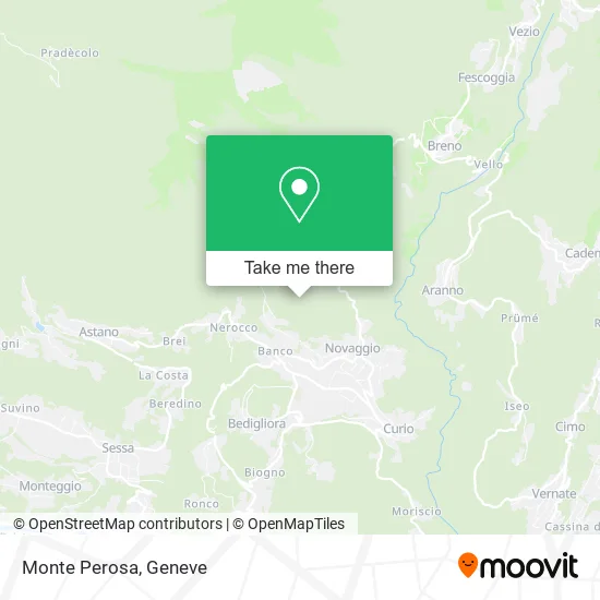 Monte Perosa map