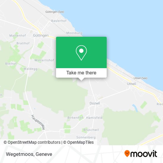 Wegetmoos map