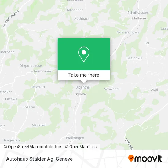 Autohaus Stalder Ag map