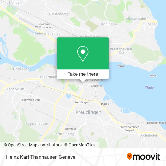 Heinz Karl Thanhauser map