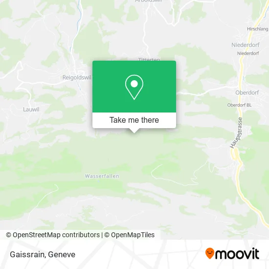 Gaissrain map