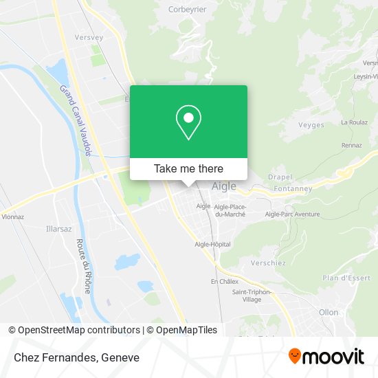 Chez Fernandes map
