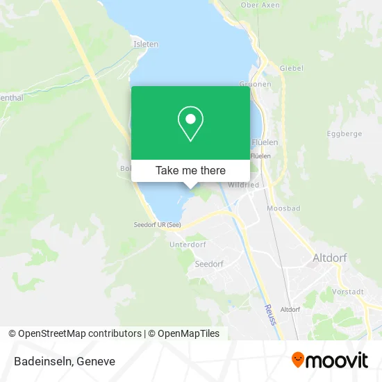 Badeinseln map