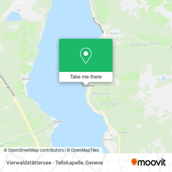 Vierwaldstättersee - Tellskapelle plan