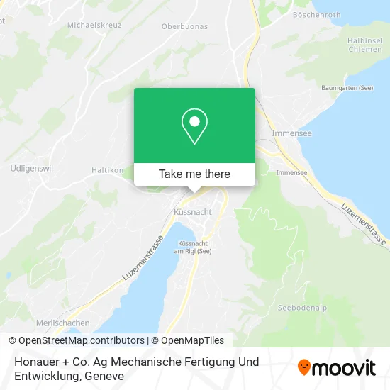 Honauer + Co. Ag Mechanische Fertigung Und Entwicklung map