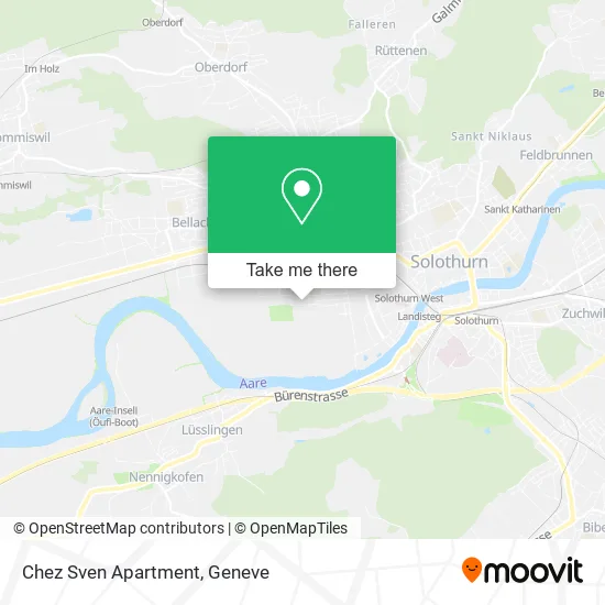 Chez Sven Apartment map