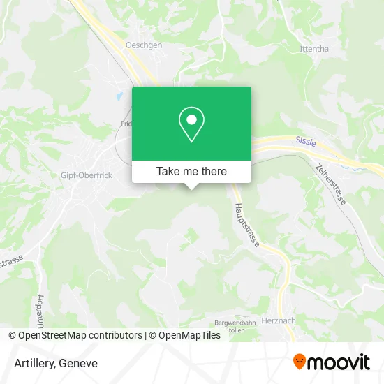 Artillery map