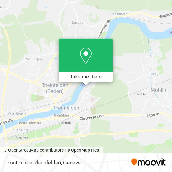 Pontoniere Rheinfelden map