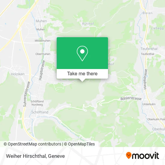 Weiher Hirschthal map