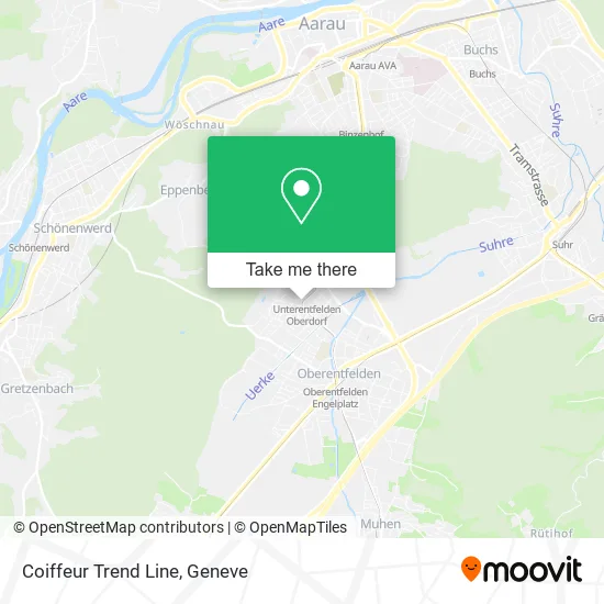 Coiffeur Trend Line map