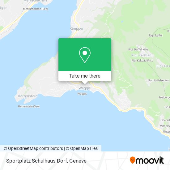 Sportplatz Schulhaus Dorf map