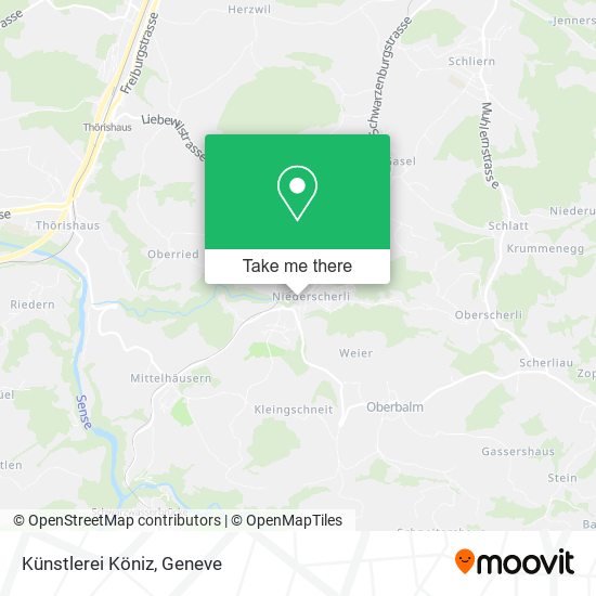 Künstlerei Köniz map