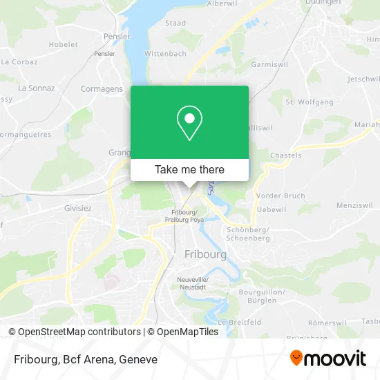 Fribourg, Bcf Arena map