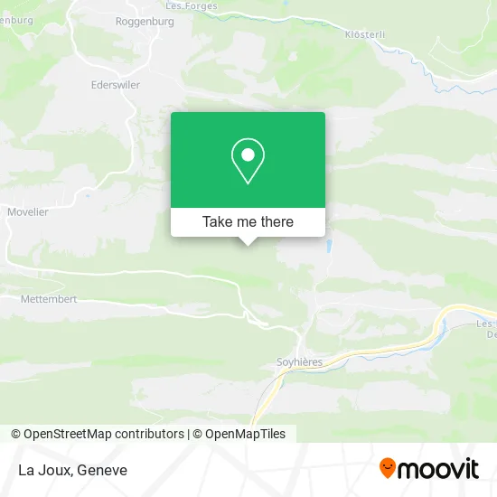 La Joux map