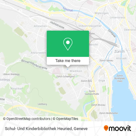 Schul- Und Kinderbibliothek Heuried map
