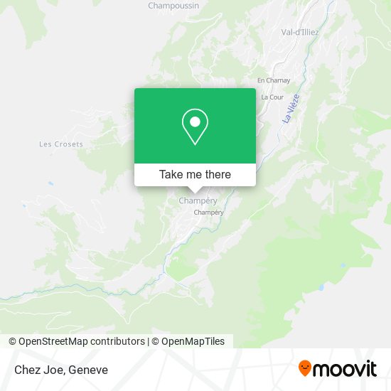 Chez Joe map