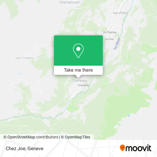 Chez Joe map