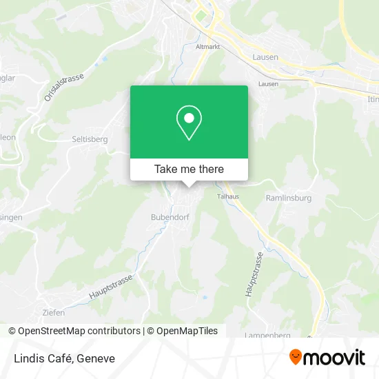 Lindis Café map