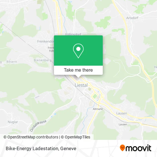 Bike-Energy Ladestation map