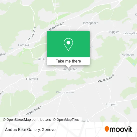 Ändus Bike Gallery map