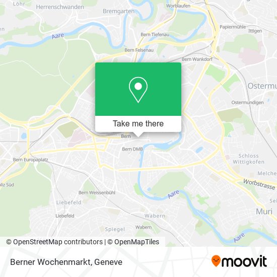 Berner Wochenmarkt map