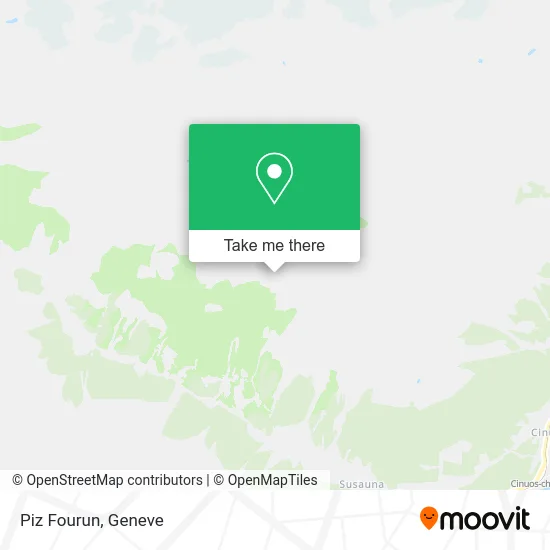 Piz Fourun map