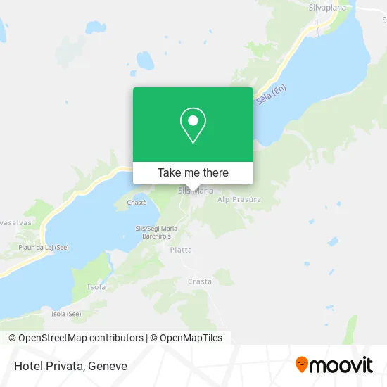 Hotel Privata map