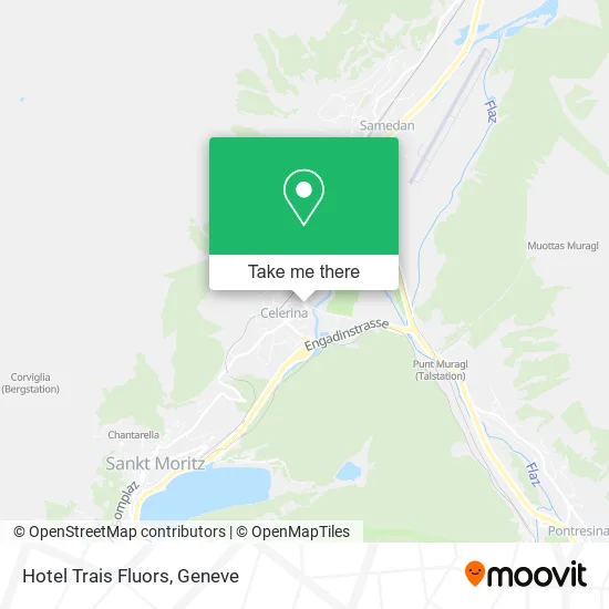 Hotel Trais Fluors map