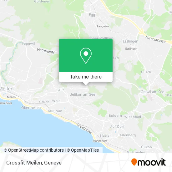 Crossfit Meilen map
