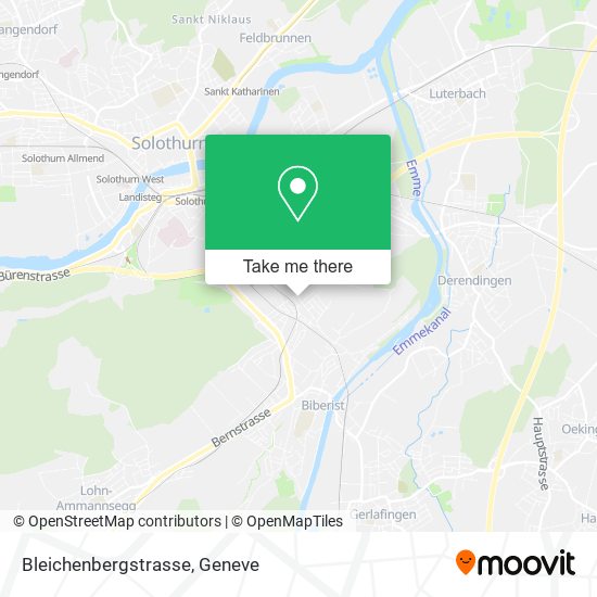 Bleichenbergstrasse map