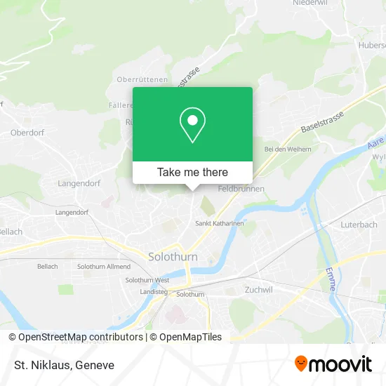 St. Niklaus map